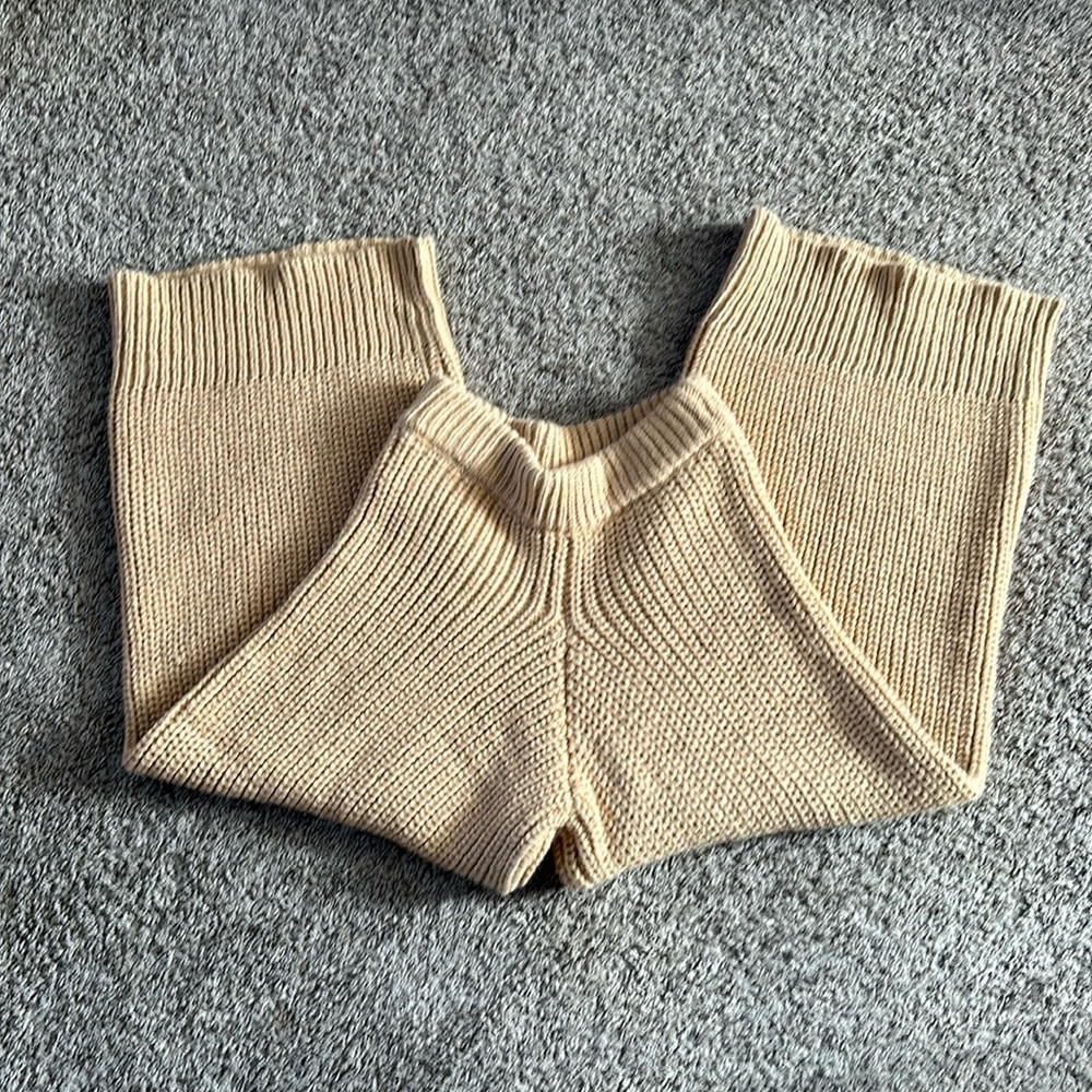 Zara Knit Gaucho Pants